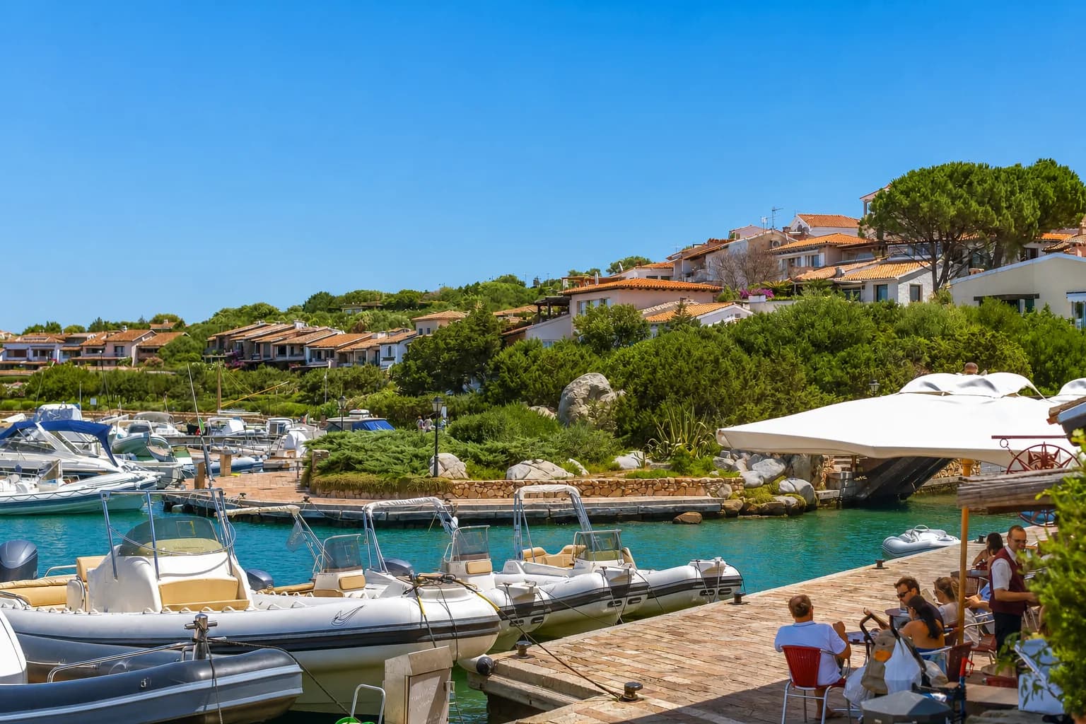 Porto Rotondo marina and waterfront village