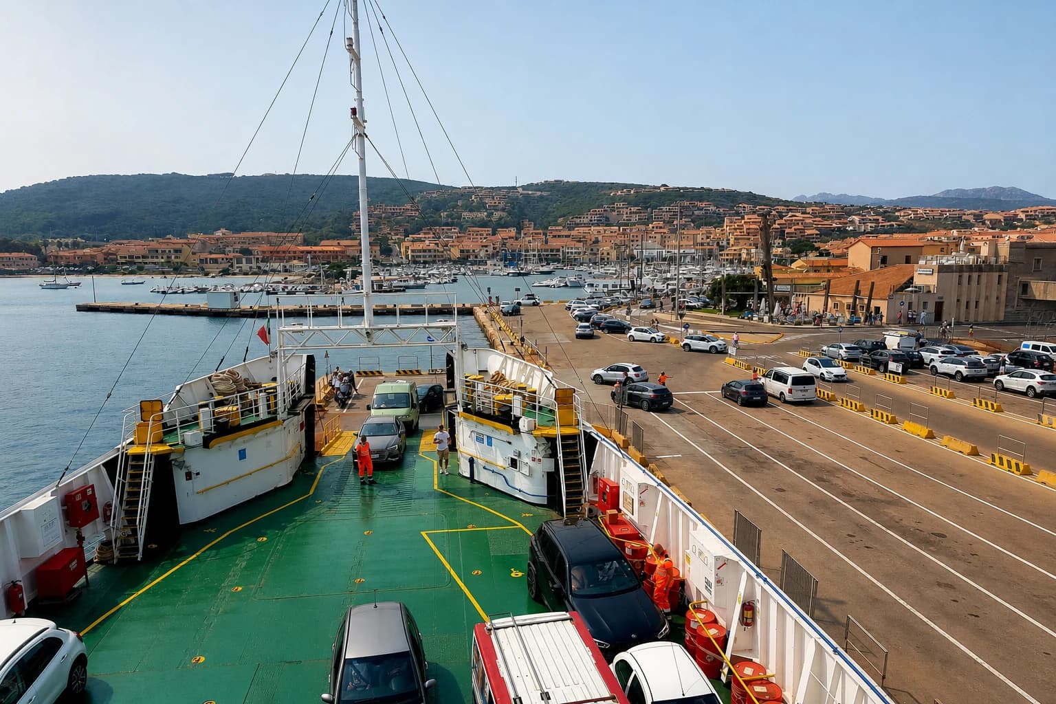 La Maddalena komp logisztika — Mit kell koordinálni